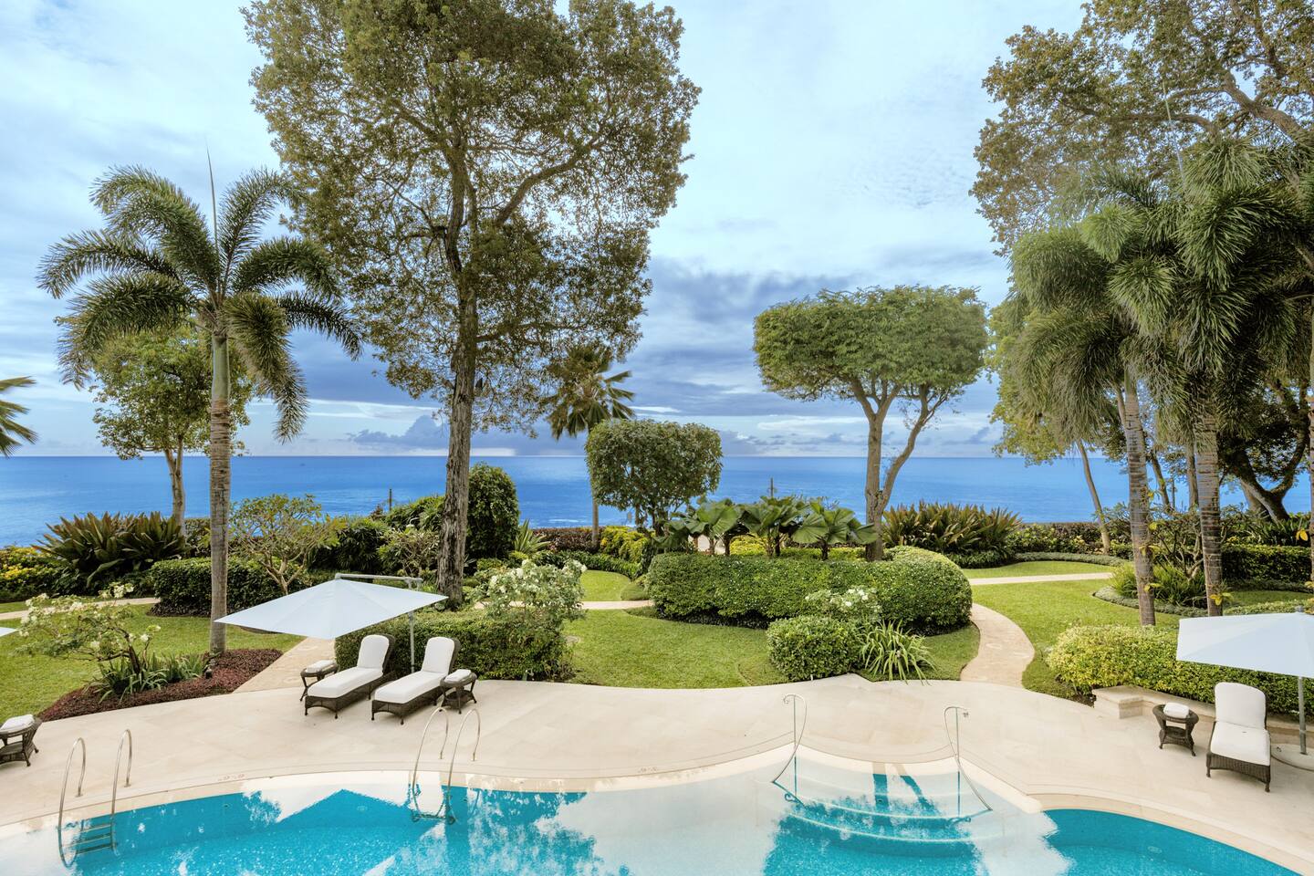 2 One Sandy Lane ground floor villa outdoor area