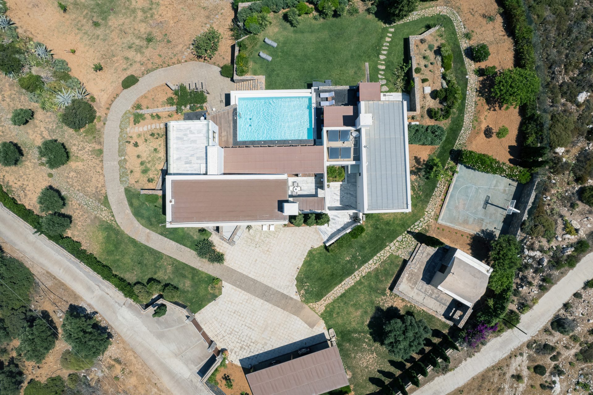 birds-eye-view-from-the-villa-outdoor-spaces-an-iconic-holiday-home-in-agia-pelagia